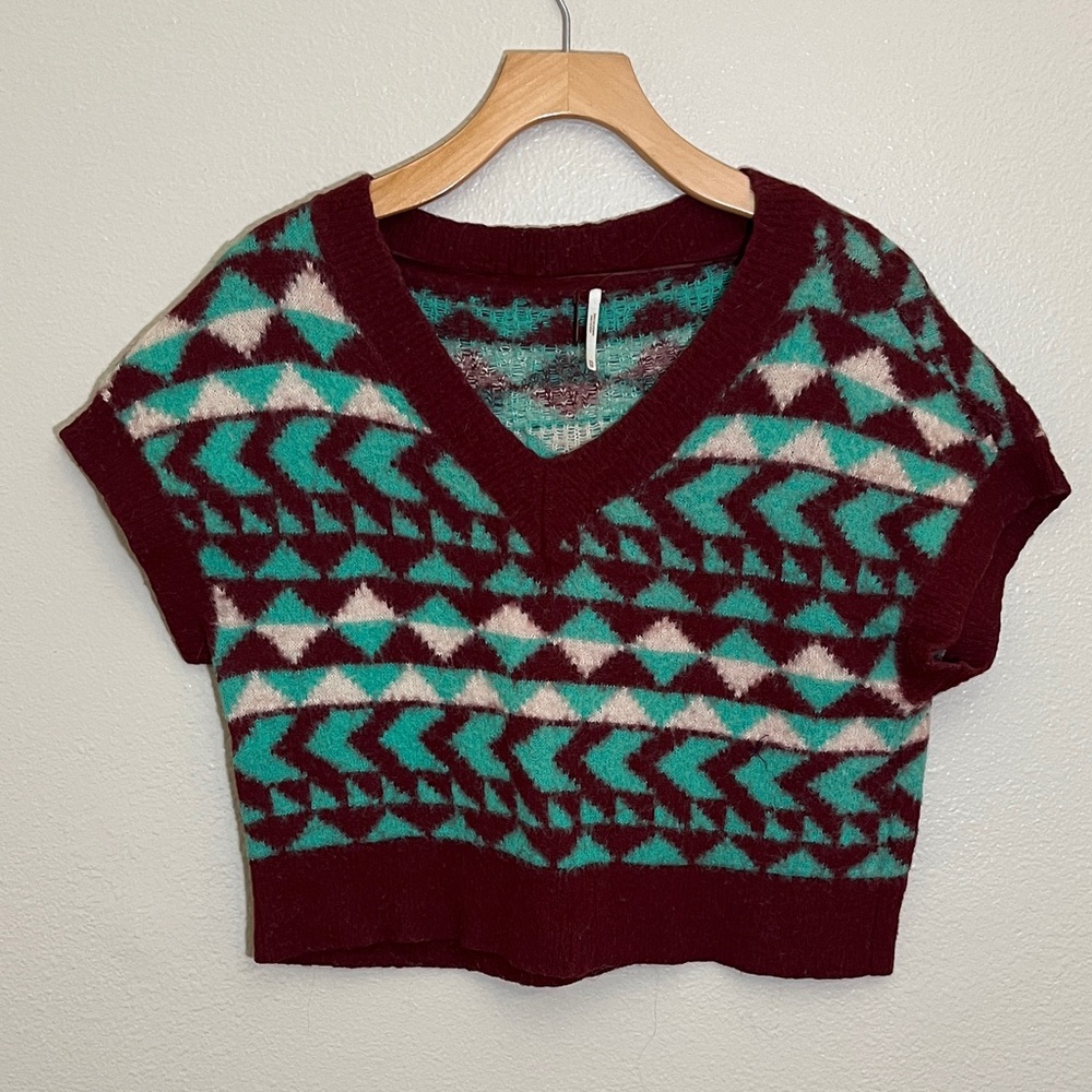 Free People V-Neck Sweater Vest